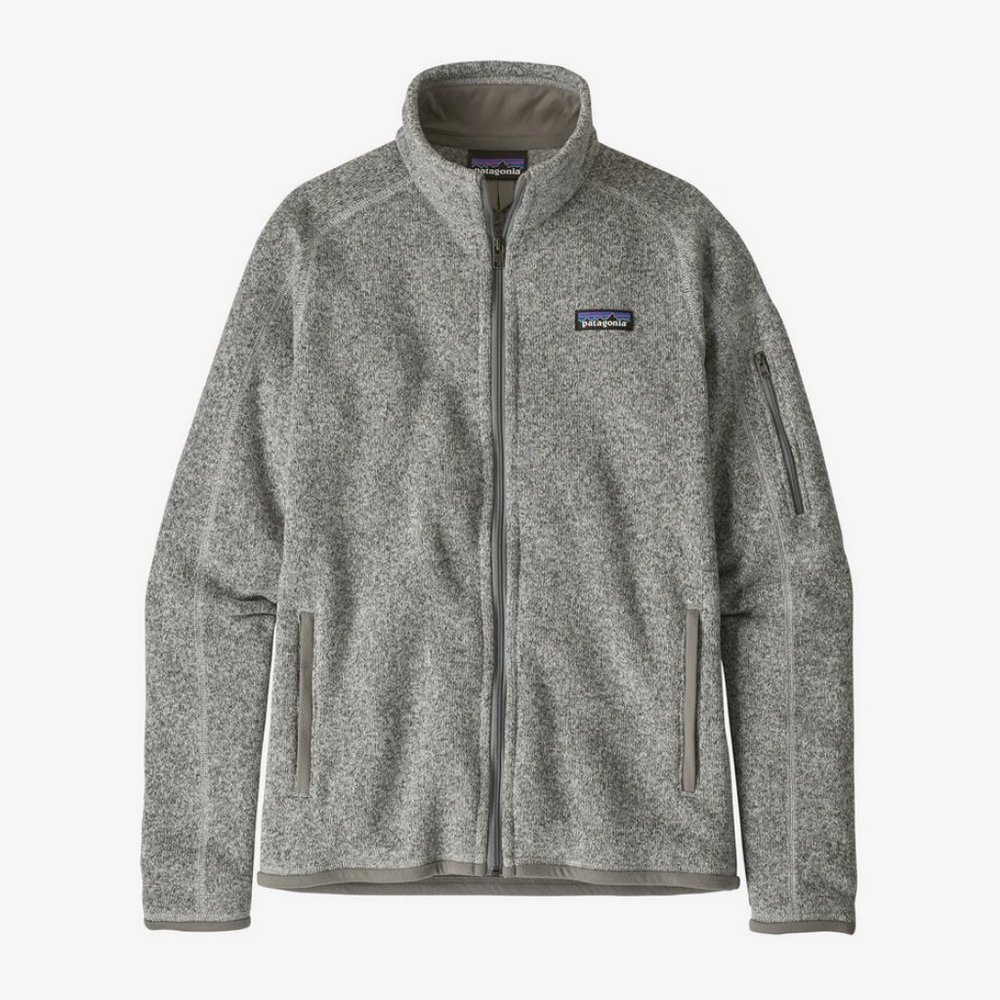 Patagonia Better Sweater birch white full zip fleece jacket women’s size small
